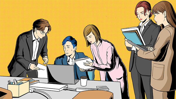 マネージャがいないと仕事が進まない…